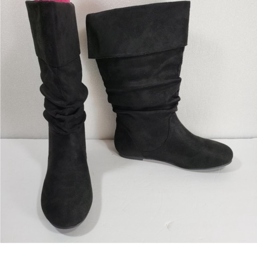 Journee Collection Shelley Microsuede Women’s  Half Calf &Knee high Boots 11